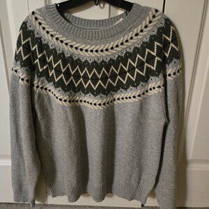Weatherproof Vintage Womens Fairisle Sweater, Women's Large